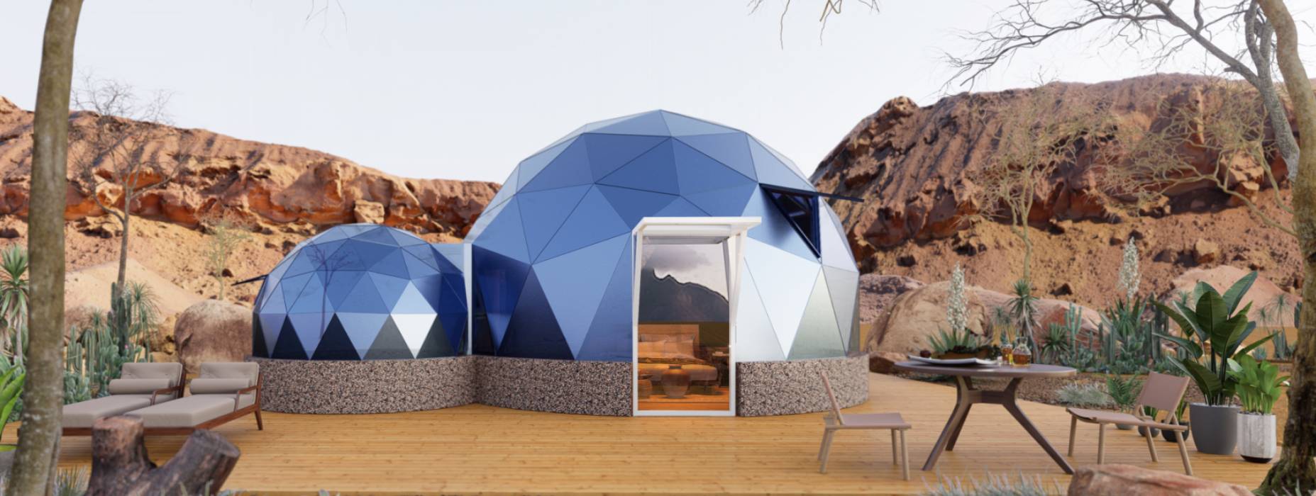 安乡县球形智能光伏玻璃星空房